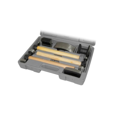 A E S Industries 7pc Hammer & Dolly Set - Wood Handles 2720